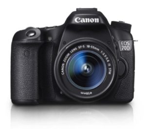 Canon EOS 70D 20.2MP Digital SLR Camera (Black) with EF-S 18-55mm IS STM Kit Lens