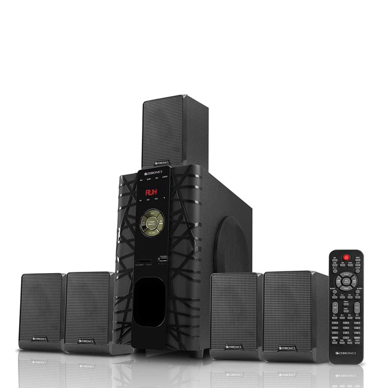 Zebronics ZEBBT6590RUCF bluetoothbest home theatre 5.1 system in India 2020 MyINK.in