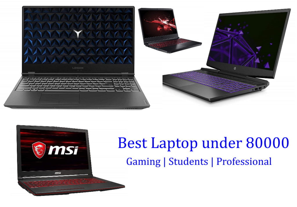 best gaming laptop under 80000top laptop under 80000 in India dell