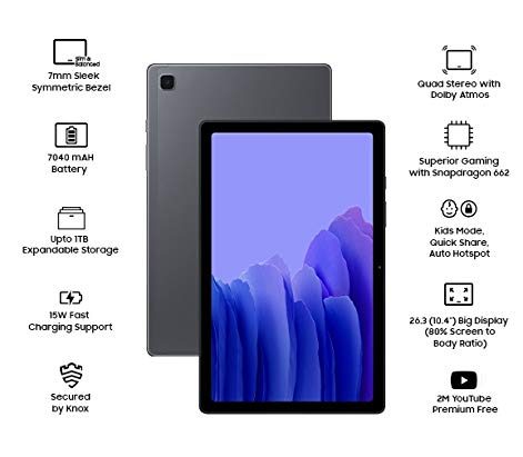 Samsung Galaxy Tab A7-best tablet under 20000 20k India 2021